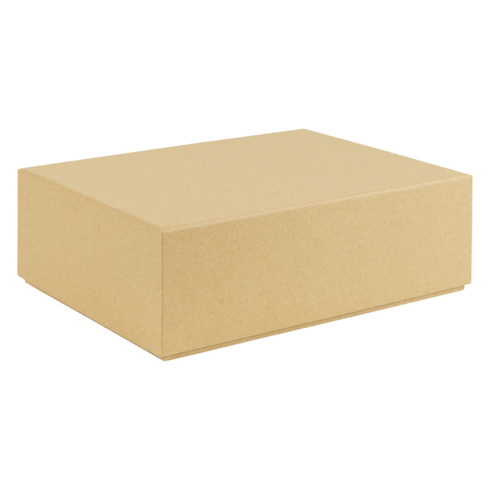 Brown Kraft Rigid 2-Piece Postal Box / Gift Box 210mm length