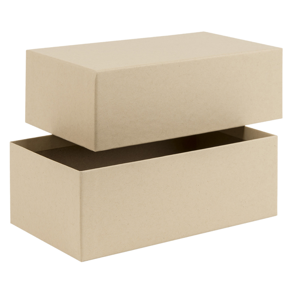 Brown Kraft Rigid 2-Piece Postal Box / Gift Box 178mm length