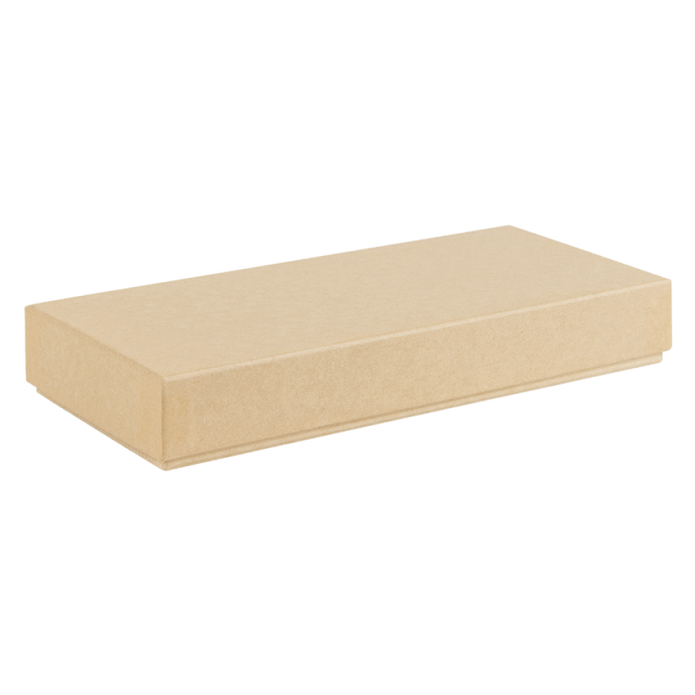 Brown Kraft rigid 2 piece postal box / gift box 206mm length