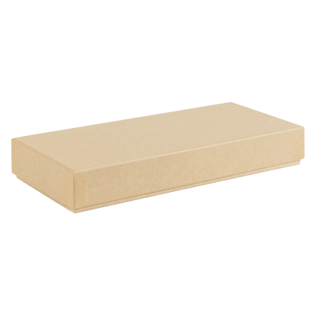 Brown Kraft Rigid 2-Piece Postal Box / Gift Box 206mm length