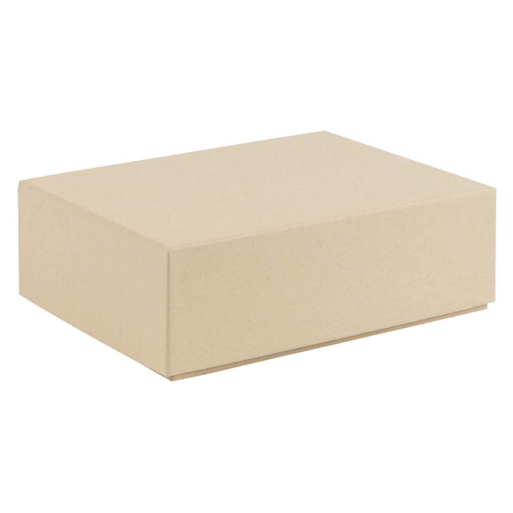 Brown Kraft rigid 2 piece postal box / gift box 152mm length