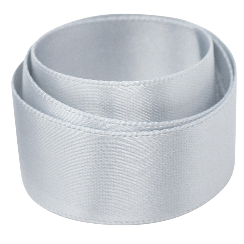 Silver Coin Recycled Bottle Satin Ribbon