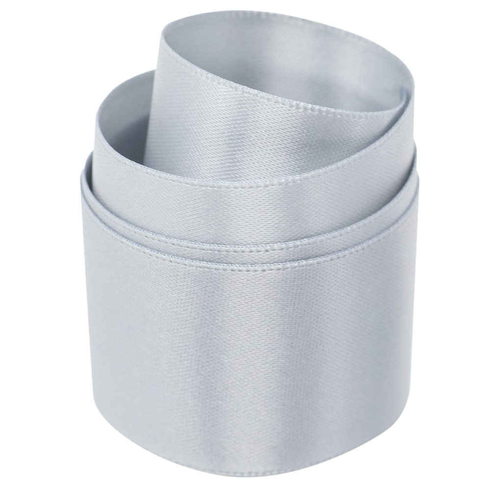 Silver Coin Recycled Bottle Satin Ribbon