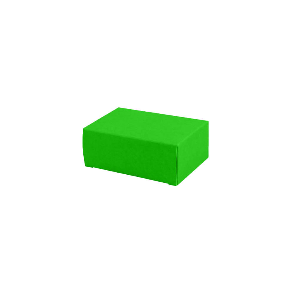 Bright Green Flat Pack Soap Gift Box