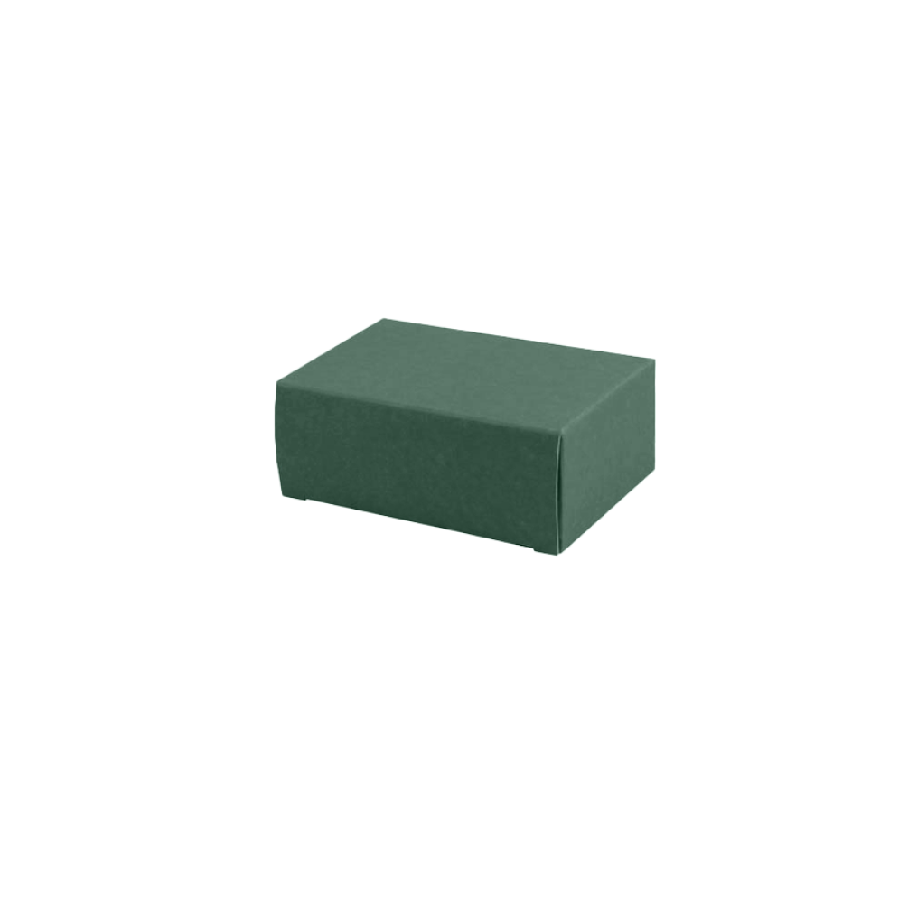 Forest Green Flat Pack Soap Gift Box