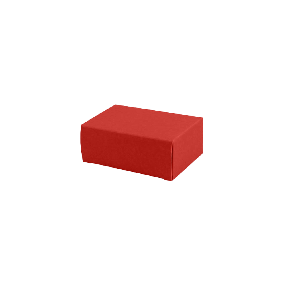 Bright Red Flat Pack Soap Gift Box
