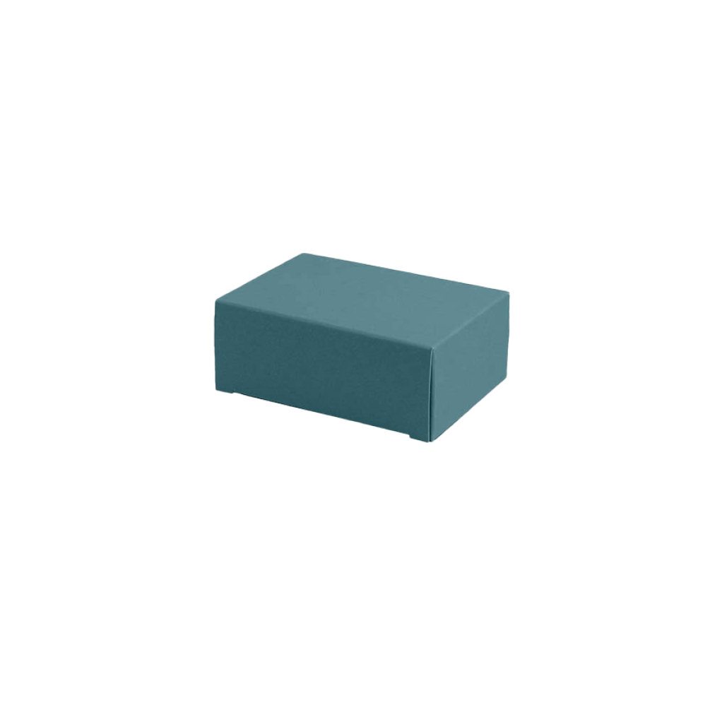 Teal Flat Pack Soap Gift Box