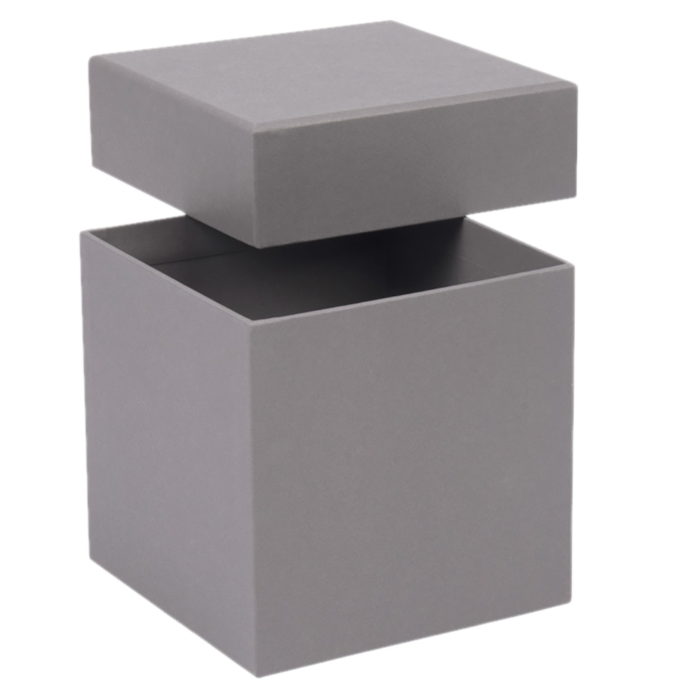 Luxury Grey Cube Gift Box
