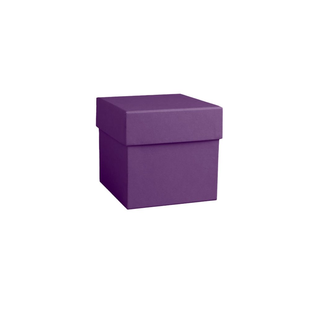 Luxury Plum Cube Gift Box