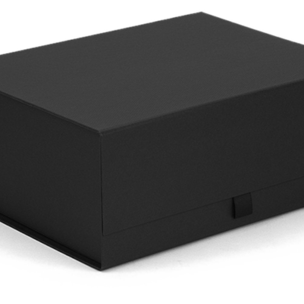 Buy Women Built Deep Black Laminated Magnetic Gift Box