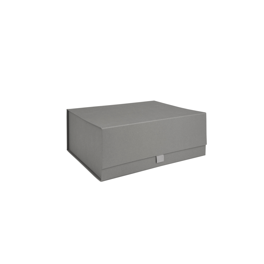 Buy Women Built Deep Grey Laminated Magnetic Gift Box