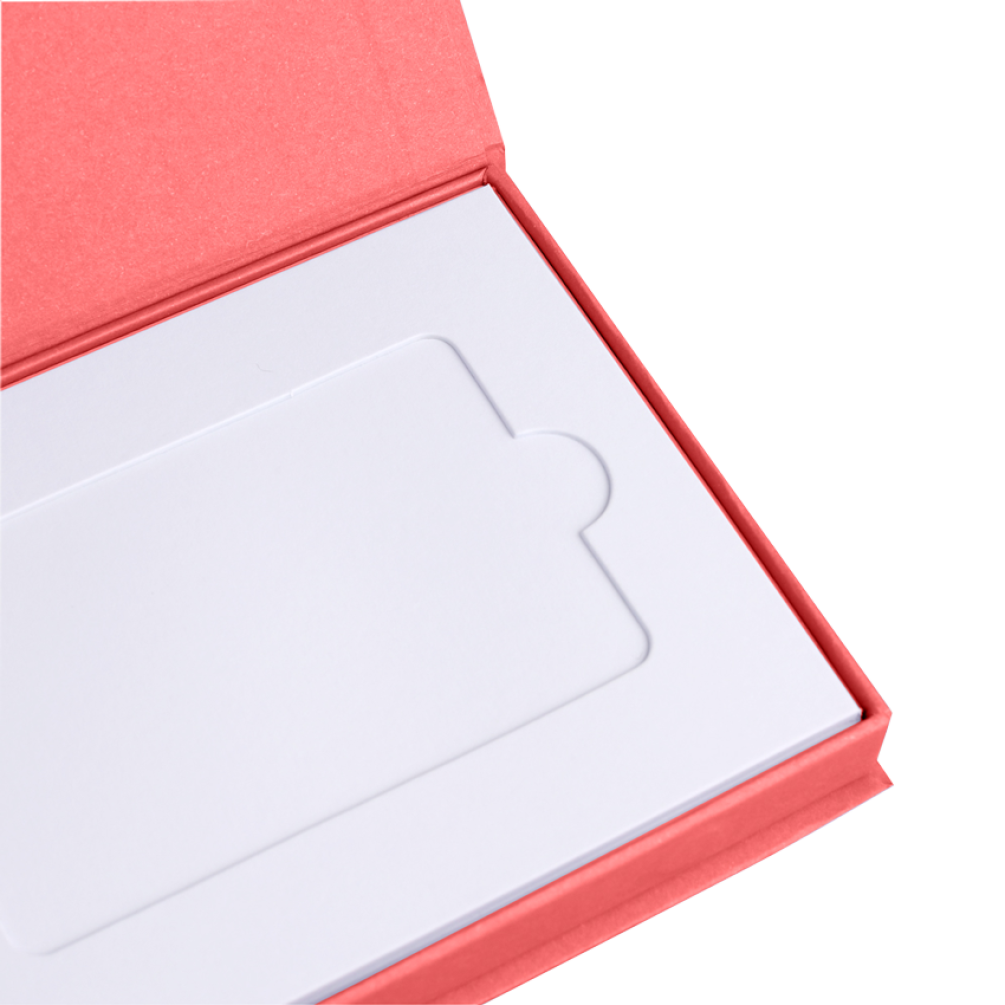 Radiant Red Magnetic Gift Card Box