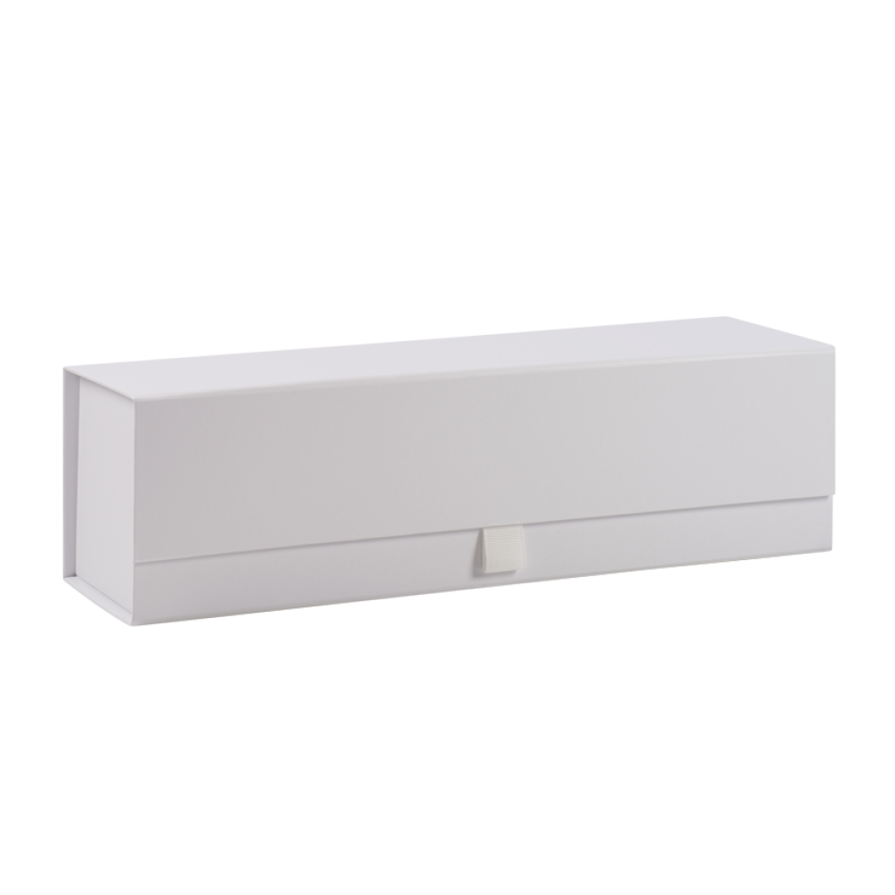 Luxury White Laminated Bottle Magnetic Gift Box