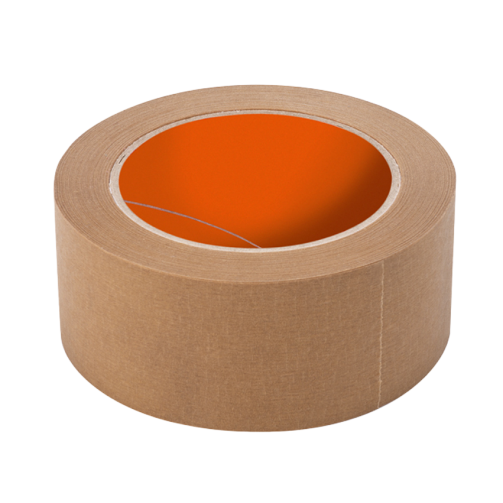 Kraft Paper Self-Adhesive Tape, 50 Metres - 1 Roll