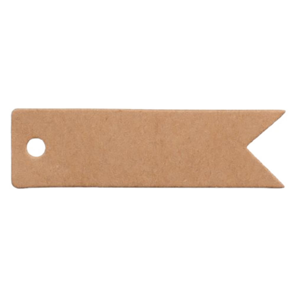 Plain Kraft Paper Tags - Pack of 100