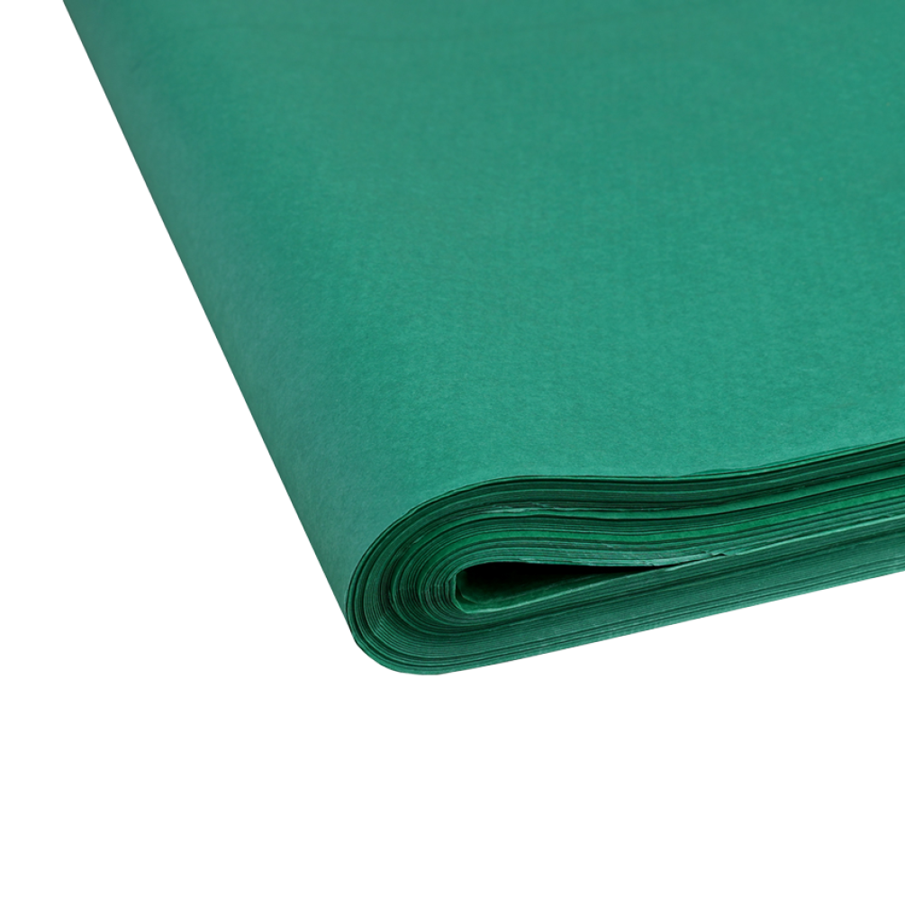 Large Recycled Waxed Green Tissue Paper - 480 sheets