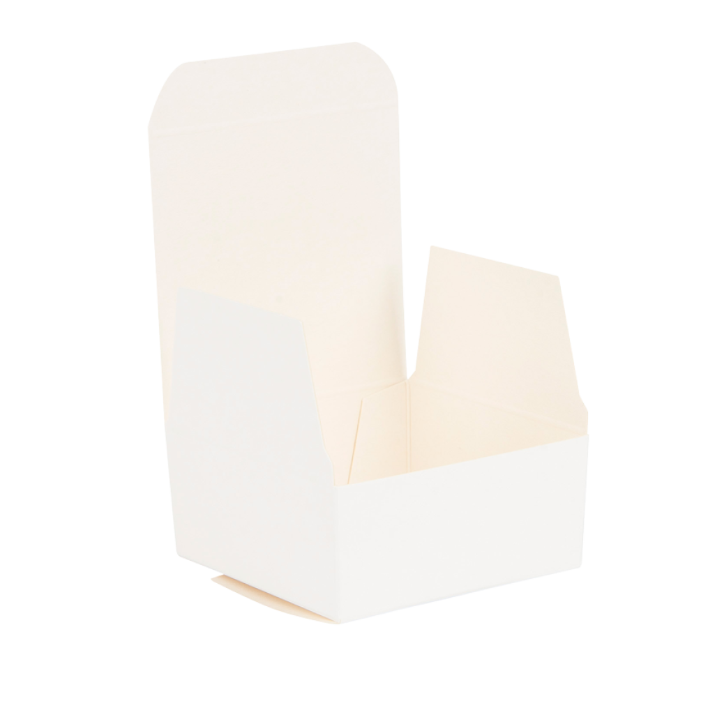 White 4 Piece Truffle Box