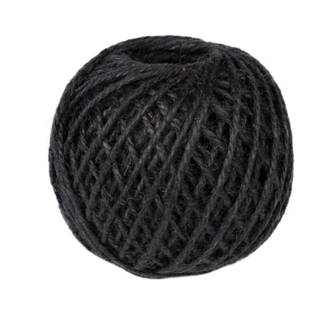 Black Jute Twine 50 metres