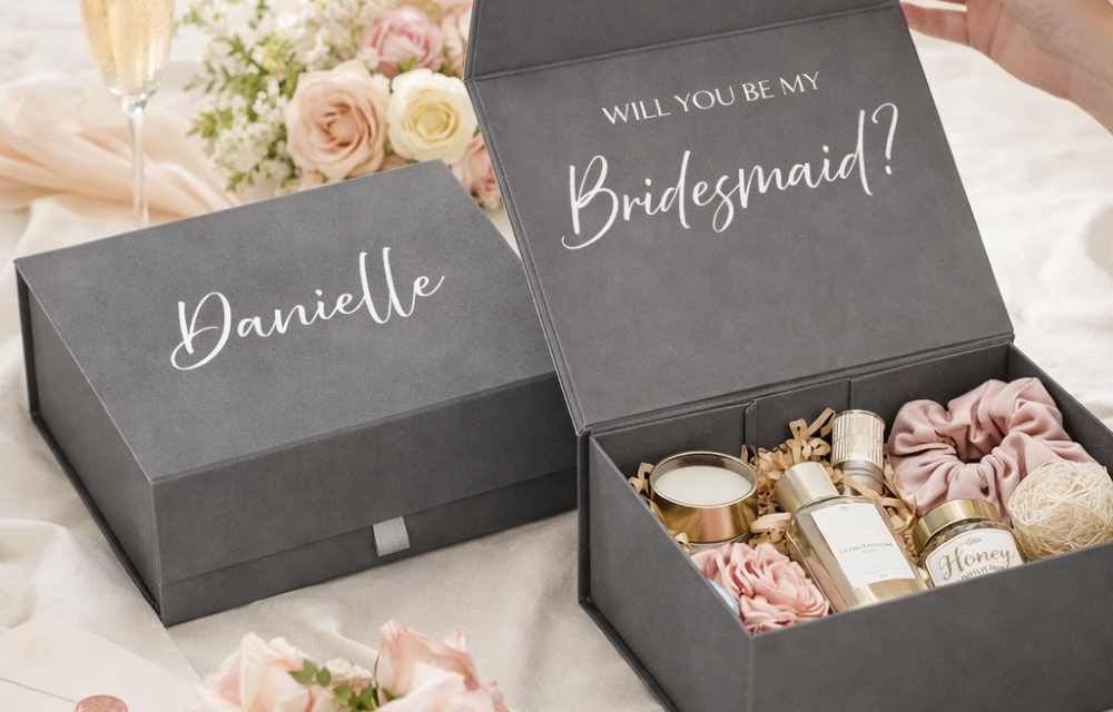 Timeline: when to order bridesmaid boxes and personalisation