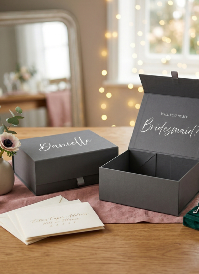Choosing the right magnetic box size for bridesmaid gifts