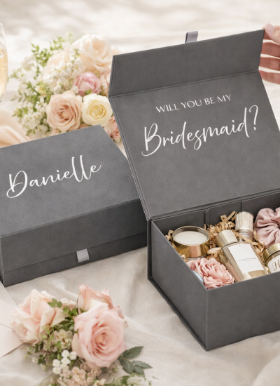 Timeline: when to order bridesmaid boxes and personalisation
