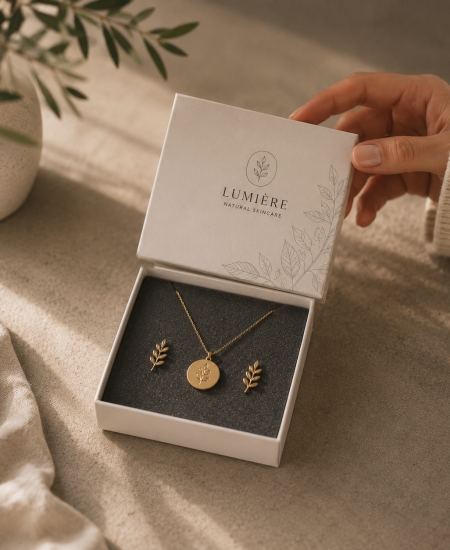 Microflute versus rigid board for jewellery