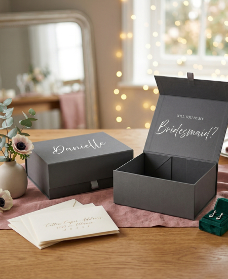 Choosing the right magnetic box size for bridesmaid gifts
