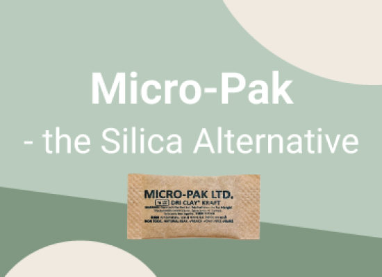 Micro-Pak and other alternatives to silica gel sachets