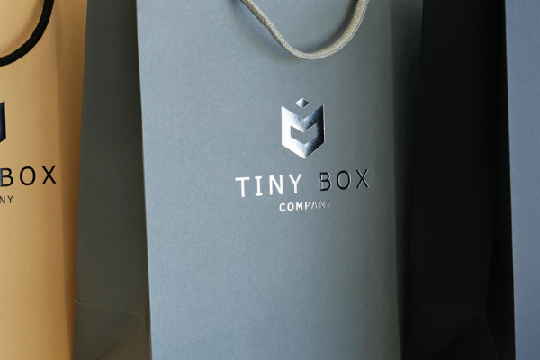 Brand your packaging online at Tiny Box Company