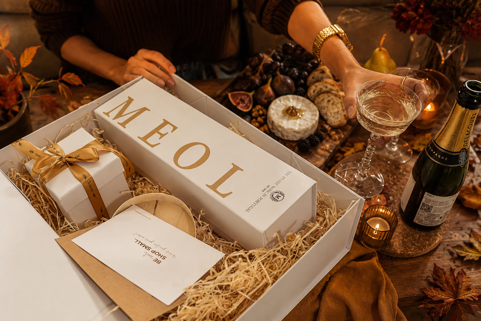 Branded packaging with custom printed logo