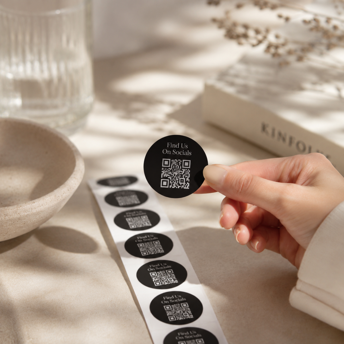 Checklist showing how to create printed QR code stickers that scan first time.