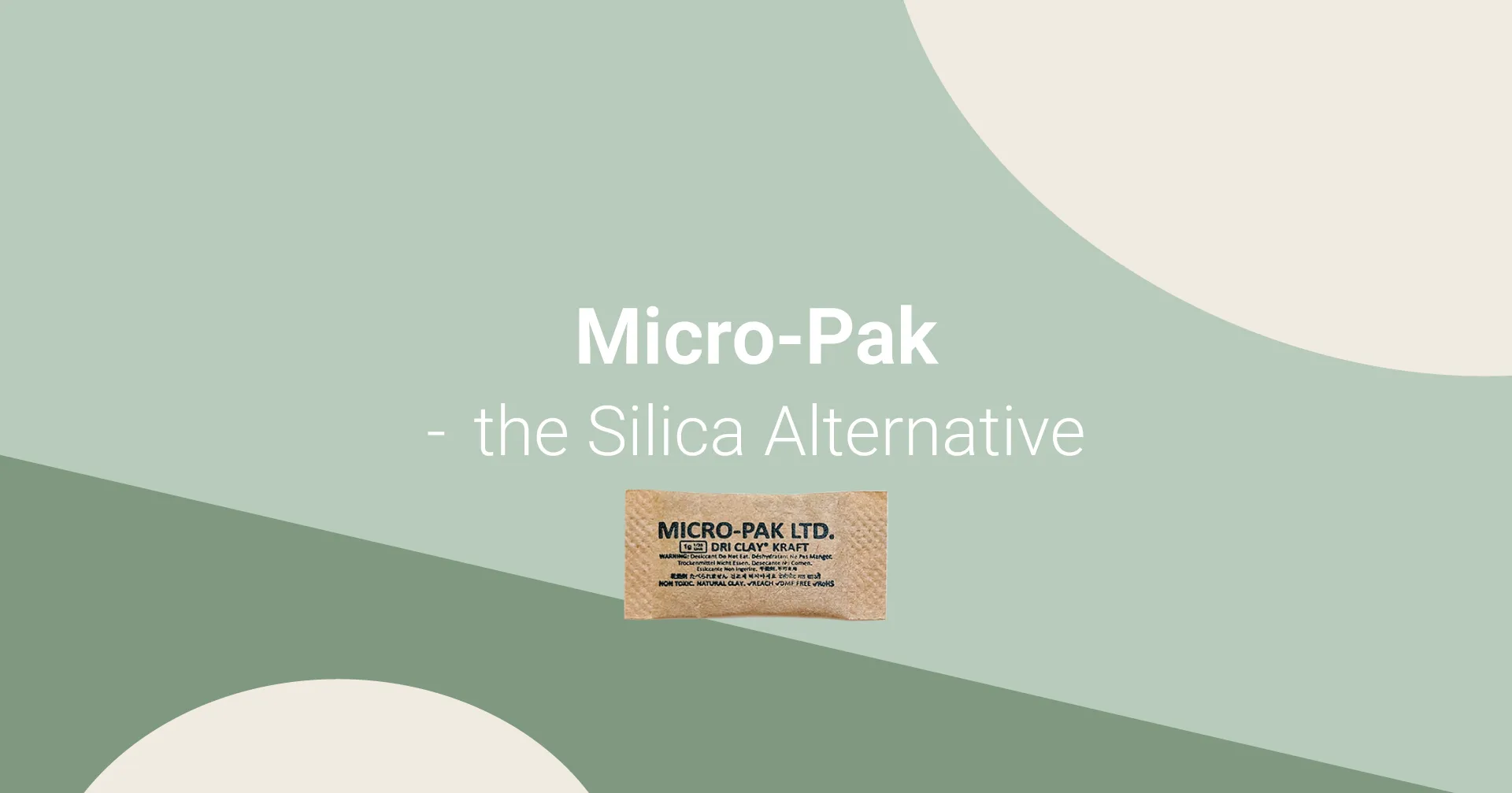 Photo of a Micro-Pak DRI CLAY Do Not Eat Sachet