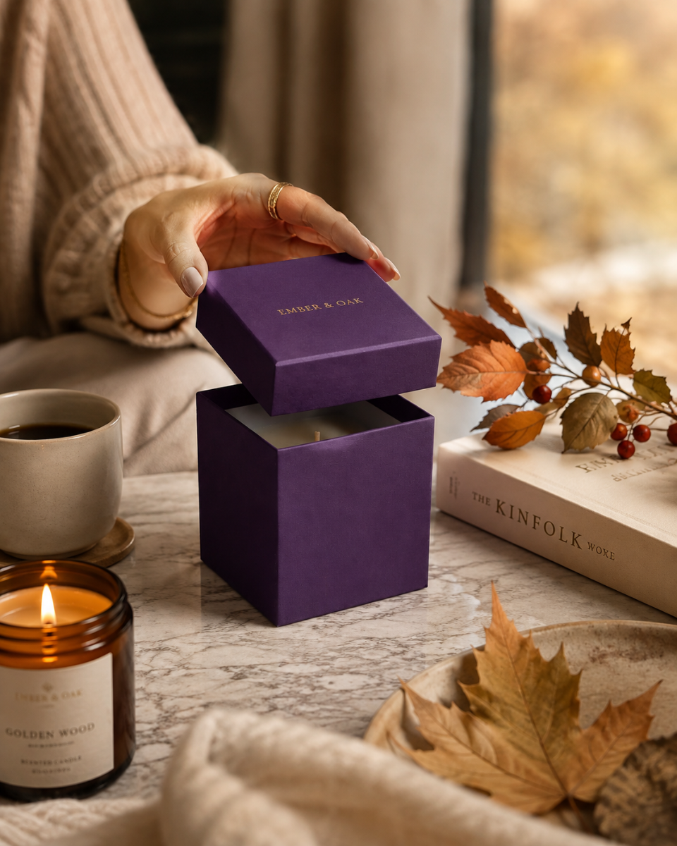 Red and berry autumn packaging