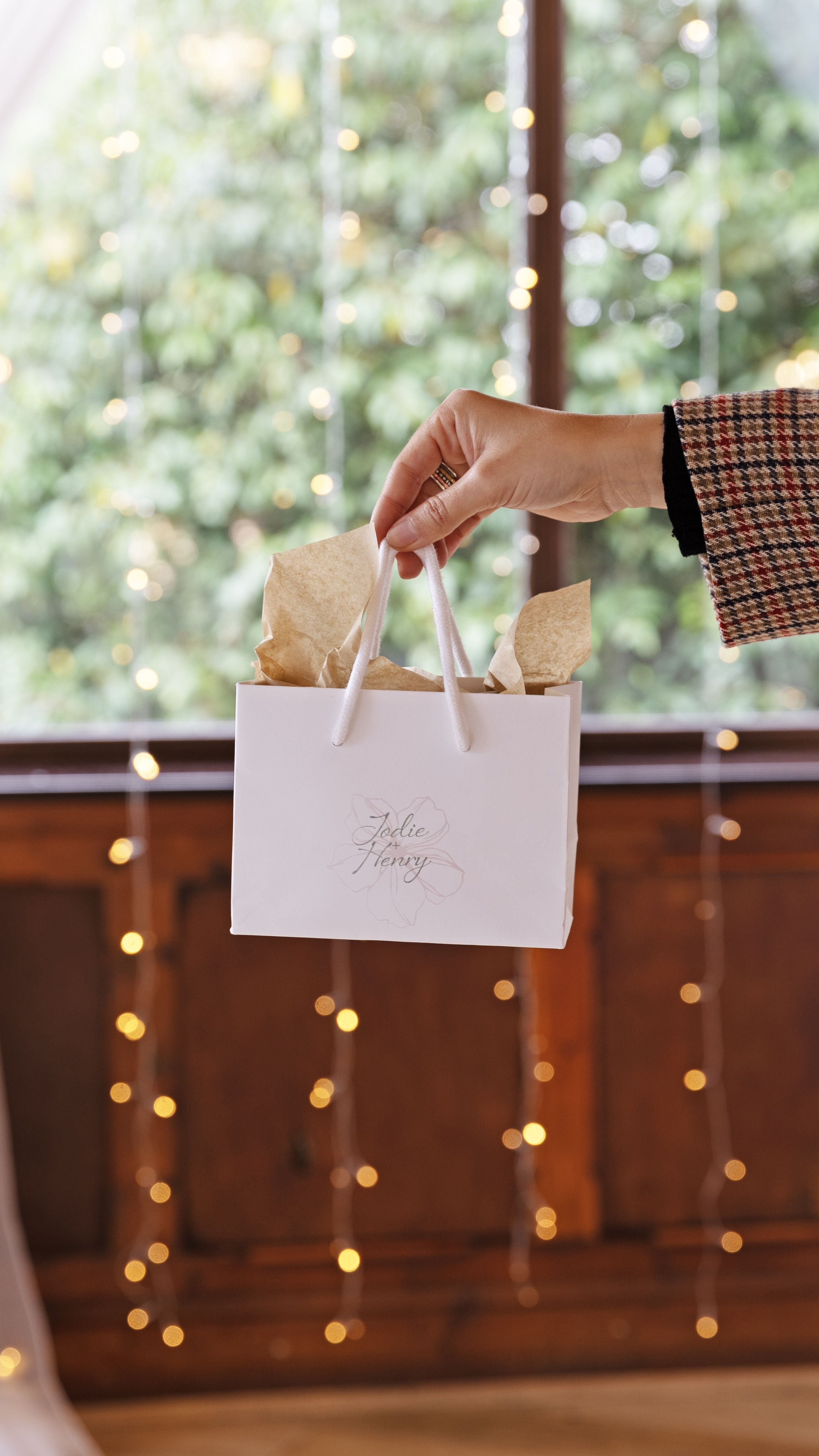 Personalised wedding favour boxes and hidden extras